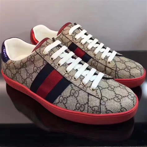 gucci ace supreme red|ace gg supreme stockx.